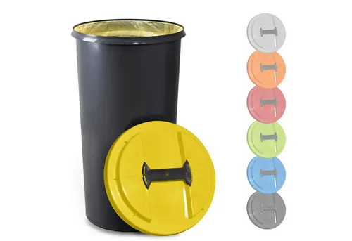 KUEFA BSC 60L Mülleimer in gelb von KUEFA