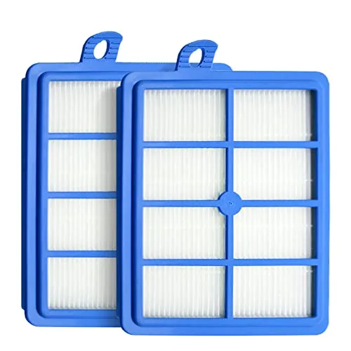 Benfosh 2 Stück HEPA Filter Ersatzteile Kompatibel mit Electrolux H12 EL4100 EL6986A EL4050 ZE346B ZUA3840P ZTI7635, für Philips FC9080 FC9081 FC9082 FC9083 FC9084 Waschbar Ersatzfilter