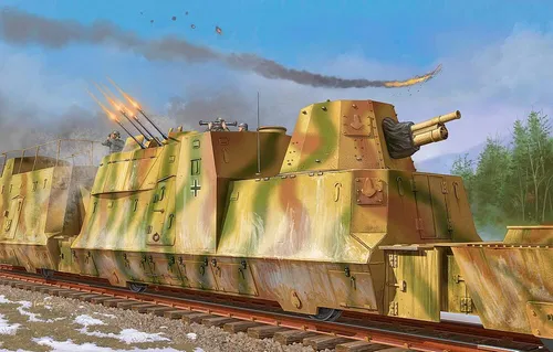 Trumpeter TRU01511 Modellbausatz Kanonen und Flakwagen - Luftfahrt-Modellbausätze mit überlegener Qualität und robustem Design, ideal für Modellbau-Enthusiasten.