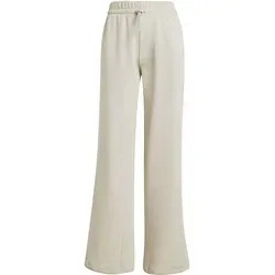 ADIDAS Damen Hose Essentials Small Logo Feel Cozy Open-Hem in weiß von adidas