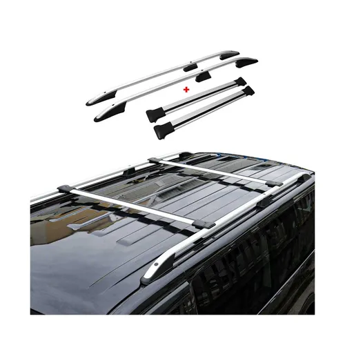 OMAC Dachträger Dachreling SET für VW Caddy 2015-2020 L2 - Dachgepäckträger für VW Caddy L2, robust und einfach zu installieren, ideal für Camping und Outdoor-Aktivitäten, maximiert den Außenraum für mehr Ladekapazität.