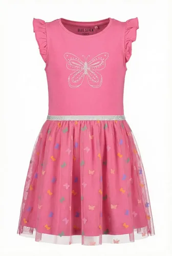 Blue Seven Jerseykleid Blue Seven Mädchen Tüllkleid in pink von Blue Seven