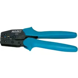 Hazet 4656-1 Crimpzange für isolierte Kabelschuhe - Crimpzange für isolierte Kabelverbinder von 0,5 bis 6mm². Ergonomische Soft-Handgriffe und integrierte Zwangssperre für sicheres Crimpen. Made in Germany.
