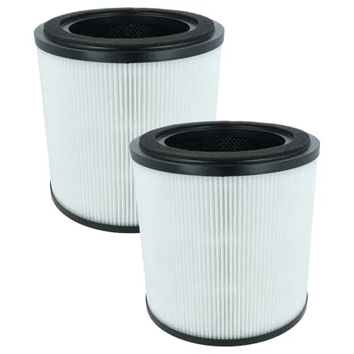 vhbw 2X Luftilter kompatibel mit Bosch AIR 2000 Luftreiniger - Kombifilter Vorfilter + HEPA + Aktivkohle