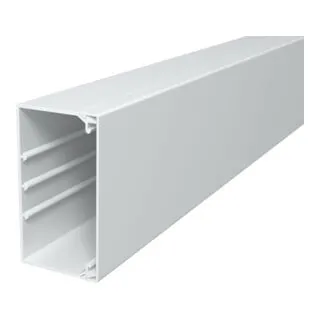 OBO Bettermann WDKH-60110RW Wand- und Deckenkanal - Leitungsführungskanäle, halogenfrei und in reinweiß, ideal für eine sichere und saubere Kabelverlegung in Ihrem Zuhause oder Büro.