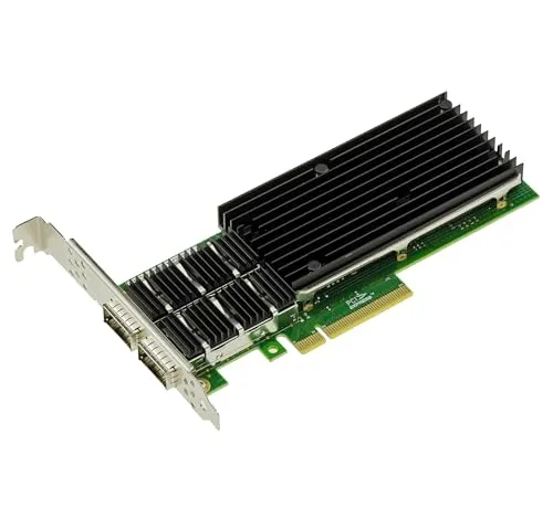 KALEA-INFORMATIQUE PCIe 3.0 x8-Karte LAN-Netzwerk 40G QSFP+ 2 Ports Intel X710-Chipsatz Kompatibel mit erweiterter Virtualisierung
