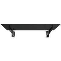 Glaszentrum Hagen S 150x90 cm Glasvordach – Elegantes Design in Grauglas