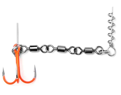 Major Fish Pike Rig Shallow UV Drilling Hecht System Dreifachwirbel