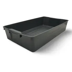 BURI Profi Gärtnerbox Grau 58x32x11cm