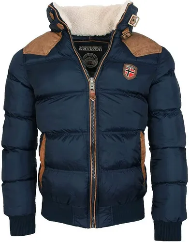 Geographical Norway Winterjacke Abrabramovitch für Herren (S bis 7XL) - Hochwertige, warm gefütterte Winterjacke für stilvolle Outdoor-Aktivitäten. Ideal für kalte Tage, sorgt für optimalen Tragekomfort und schützt zuverlässig vor Kälte.