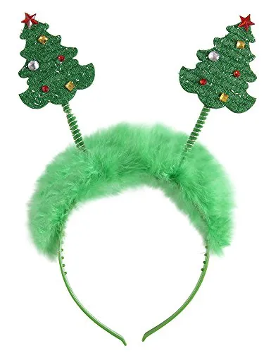 W WIDMANN MILANO Party Fashion 05682 - Haarreif Weihnachtsbaum, Accessoire, Haarschmuck, Kopfschmuck, Weihnachten, Karneval, Fasching, Mottoparty
