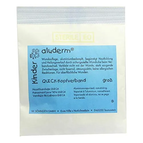 ALUDERM Kinder Quickkopfverb.groß 8 cm 1 St