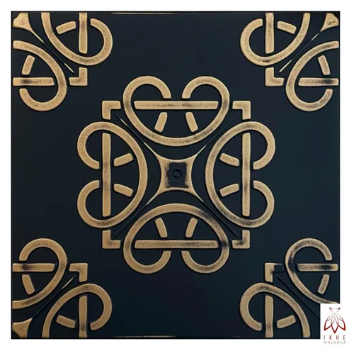 IKHEMalarka 3D Wandpaneel aus Polystyrol Styropor XPS, BxL: 50,00x50,00 cm, 0,25 qm, Paneelen für Wand & Decken 50x50cm