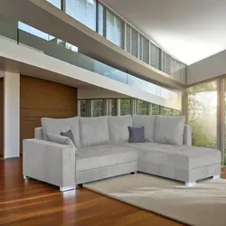 Produktbild P & B Ecksofa, Taupe, Textil, Füllung: Schaumstoffflocken, einmalig seitenverkehrt montierbar, 260x218 cm, Liegefunktion, Rücken echt, Wohnzimmer, Sofas & Couches, Wohnlandschaften, Ecksofas mit Schlaffunktion