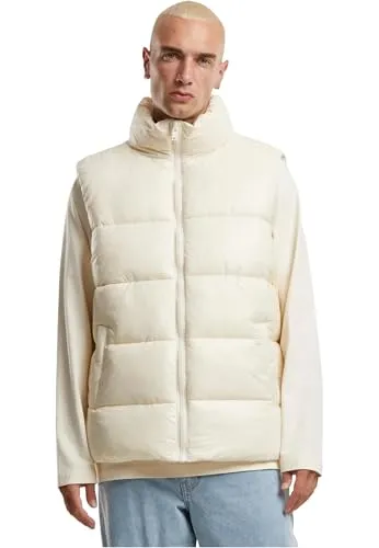 Urban Classics Recycled Big Puffer Vest whitesand, XL in weiß von Urban Classics