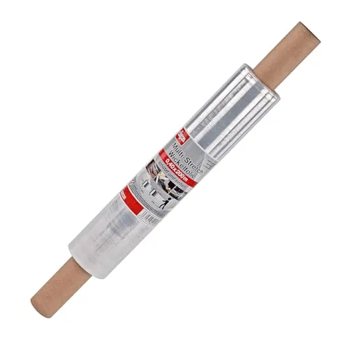 Produktbild Stretchfolie, Multistretch Wickelfolie, Palettenfolie, Breite 40 cm, 200 Meter Rolle, 17 µm