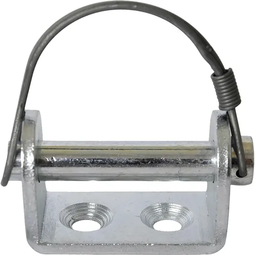 TRAILER POOL Unterschraubbock 57 x 30 x 40 mm mit Bolzen und Federsicherung, für Scharnier, 008 000 232 000000000010896401