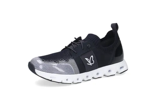 CAPRICE Damen Sneaker Vegan, Blau (Ocean Comb), 41 EU - Damen-Sneaker mit innovativem Wechselfußbett für optimalen Komfort und Atmungsaktivität, ideal für den sportlichen Freizeit-Look.