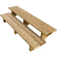 Vinuovo Terrassentreppe Holz 2 Stufen 140cm von Vinuovo