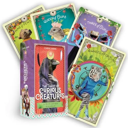 Chris-Anne: Tarot of Curious Creatures - Eccentric Tarot-Karten für neugierige Seeker, gefüllt mit magischen Begleitern und deren weiser Botschaft. Entdecke Freude und Einsicht in jedem Kartenziehen.