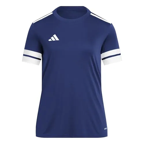 adidas Women's SQUADRA25 Jersey Short Sleeve, Team Navy Blue 2/White, XXS