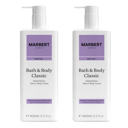 Marbert Körperlotion Bath & Body Classic - Körperlotion, schützt die Haut vor Feuchtigkeitsverlust und verleiht Spannkraft, umhüllt Sie mit einem betörend-blumigen Duft.