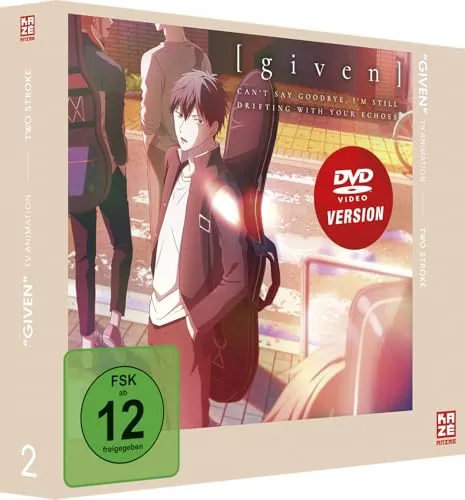Given - Staffel 1 - Vol.2 - [DVD] - Anime-Film, Freigegeben ab 12 Jahren, mit packender Musik und emotionaler Story über Freundschaft und Liebe.