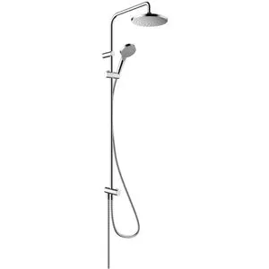 Hansgrohe Showerpipe VERNIS Blend 200 1jet Reno, EcoSmart - Brausegarnituren mit EcoSmart-Technologie für wassersparendes Duschen und höchsten Komfort.