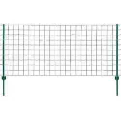vidaXL Metallzaun Stahl 20 x 1 m Grün