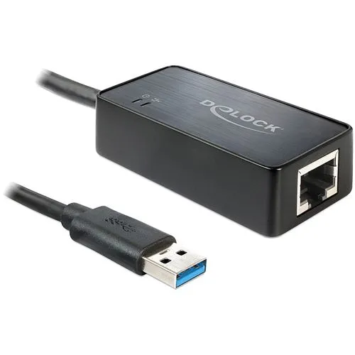 DeLOCK USB3.0 A/RJ45 Adapter, Schwarz von Delock