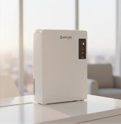 MALTEC 5901924217862 Entfeuchter DH-2200 - Kompakter Luftentfeuchter, geräuscharm und leistungsstark mit automatischer Abtau-Funktion für Betrieb bei niedrigen Temperaturen, ideal zur Schimmelprävention.