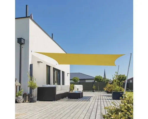 Sonnensegel Cannes Rechteck 2x3m gelb