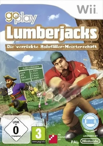 Lumberjacks verrückte Holzfäller-Meisterschaft - Unterhaltsames Partyspiel für bis zu 4 Spieler mit 15 herausfordernden Holzfäller-Events und Unterstützung für das Wii Balance Board. Wähle aus über 15 Charakteren oder deinem eigenen Mii!
