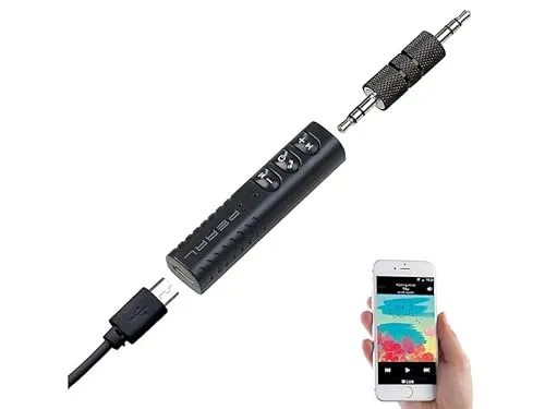auvisio Audio Adapter, Bluetooth: Audioadapter für HiFi-Anlage/Kopfhörer, Freisprech-Funktion, Bluetooth (HiFi Adapter, für HiFi Anlage, Stereoanlage)