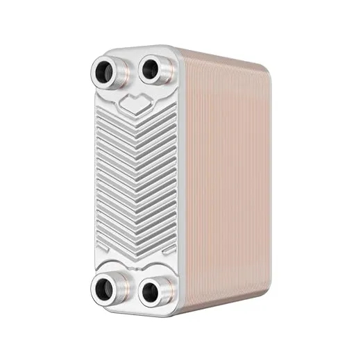 Wiltec Wärmetauscher 60 Platten, max. 130 kW - Kochgeräte für Wohnmobile – Kompakter Plattenwärmetauscher aus Edelstahl für effektive Wärmeübertragung und vielseitige Anwendungen in Heiz- und Kühltechnik.