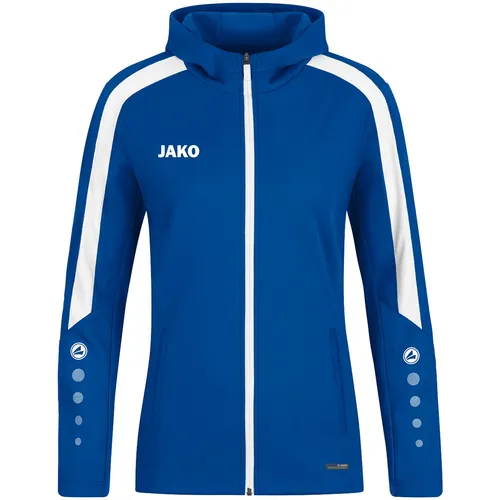JAKO Herren Kapuzenjacke Power, Royal, S - Funktionsjacke für Herren, atmungsaktiv und warm mit Fleece-Innenfutter – ideal für Sport und Freizeitaktivitäten.
