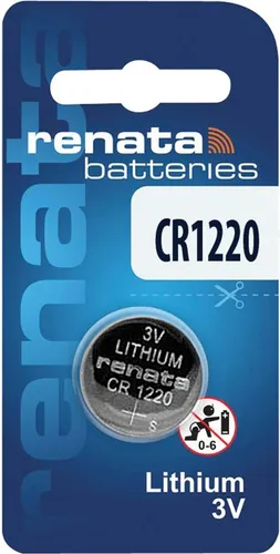 Produktbild Renata CR1220 3V Lithium Batterie Knopfzelle 1er Blister CR1220