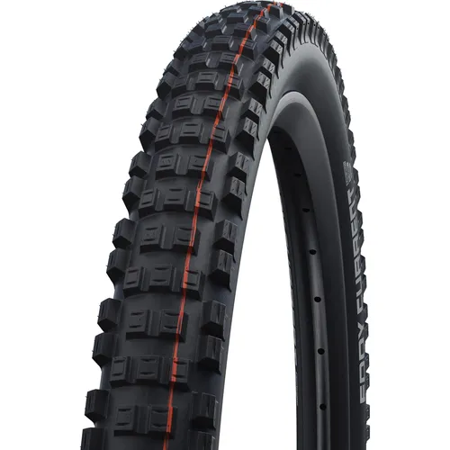 Schwalbe Eddy Current Rear Evolution 29+ Faltreifen - Fahrradreifen mit ADDIX Soft Compound für herausragende Traktion und Stabilität, perfekt für anspruchsvolle Trails und Enduro-Fahrten.