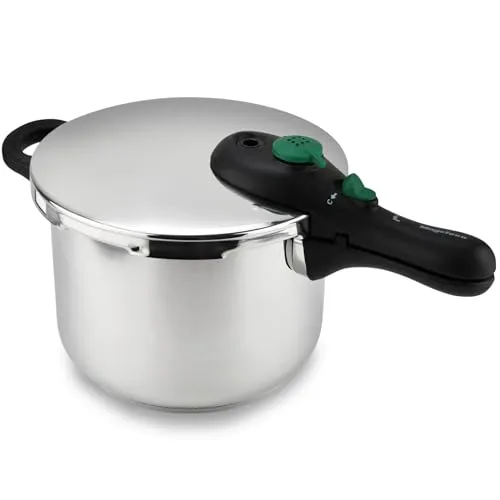 Magefesa Schnellkochtopf 22 cm, 6 l aus rostfreiem Edelstahl