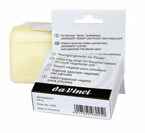 da Vinci Pinselreinigungsseife Kernseife 100 g Serie 4033