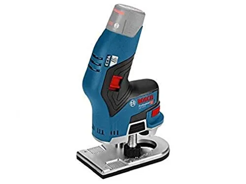 Bosch Professional 12V System Akku Kantenfräse GKF 12V-8 (Leerlaufdrehzahl 13.000 min-1, Gewicht ohne Akku 1,1 Kg, ohne Akkus und Ladegerät, im Karton)