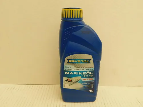 Ravenol Marineoil Petrol SAE 15W-40 1 L Motorenöl für Boots Benziner