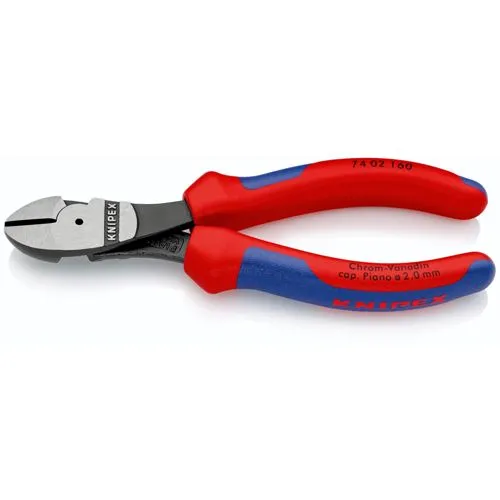 KNIPEX Kraft-Seitenschneider 74 02 160 SB poliert von KNIPEX