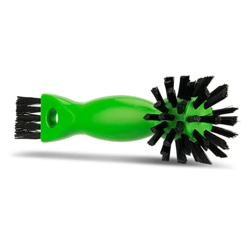 REV Reinigungsbürste für Steckdosen, Abflussbürste, Steckdosenbürste, Fugenbürste, grün