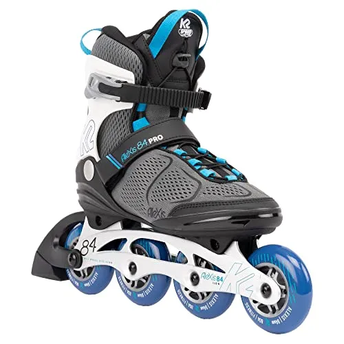 K2 ALEXIS 84 PRO Inline Skate 2025 grey/blue - 39,5 - Inliner mit K2 Softboot-Technologie für höchsten Komfort und Leistung. Ideal für Fitness und Freizeit, ausgestattet mit stabiler Aluminiumschiene und K2 Speed Lacing System für perfekte Passform.
