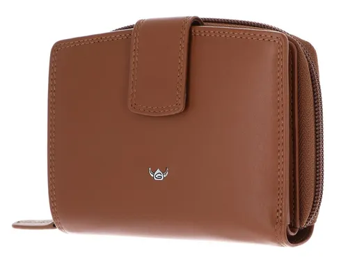 Golden Head Geldbörse Kombischeintasche mit Riegel 1438, aus echtem Rindsleder mit RFID-Blocker Schutz