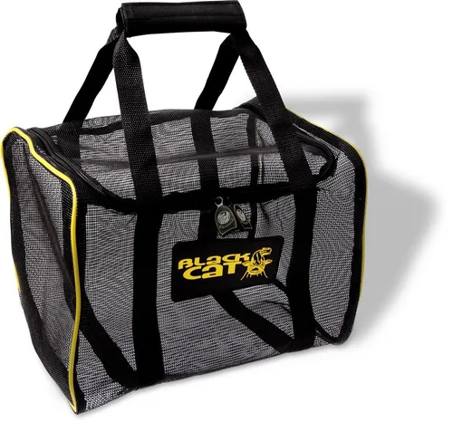 Black Cat Rope Keeper 22 cm x 30 cm x 22 cm Netztasche Walllerangeln