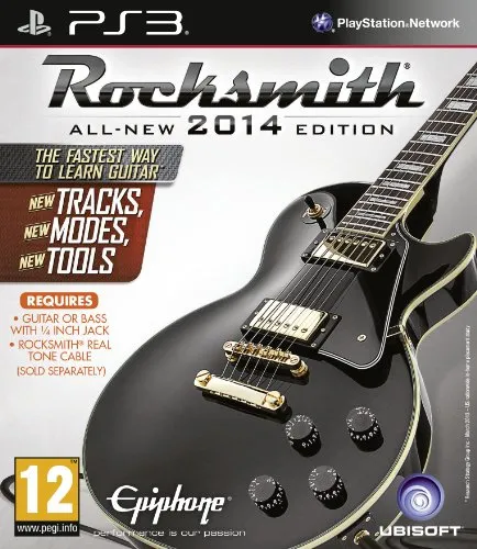 Rocksmith 2014 Edition (Solus) für PS3 - Innovatives Gitarrenspiel für schnelles Lernen - Über 95% der Spieler verbessern ihre Fähigkeiten mit dieser einzigartigen Methode. Ideal für Anfänger und Fortgeschrittene.