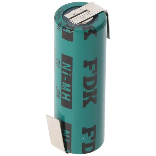4/5AA NiMH Akku FDK 1,2 Volt 1100mAh mit Lötfahnen Z-Form, Industrieausführung Flattop 43x14,2mm 3366-Z