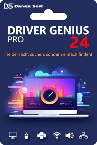 Driver Genius 24 PRO 3-PC / 1-Jahr - immer aktuelle Treiber für den PC - DEUTSCH (ProduktKeyCard) - PKC